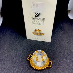 Swarovski birthday cake figurine